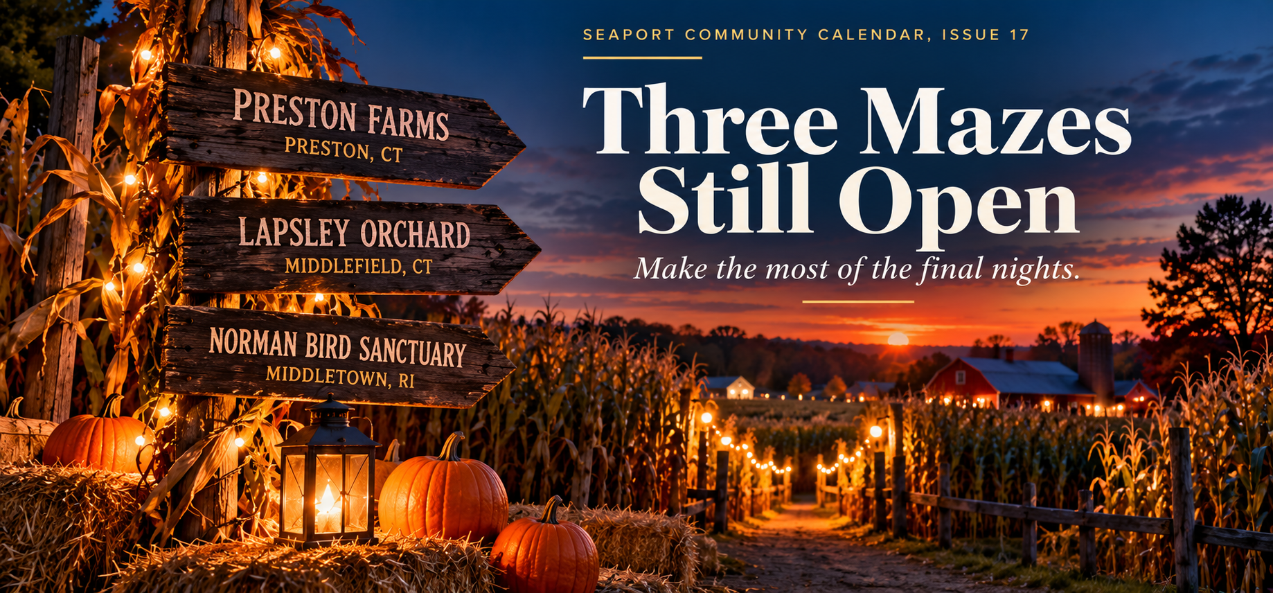 Three Mazes Still Open